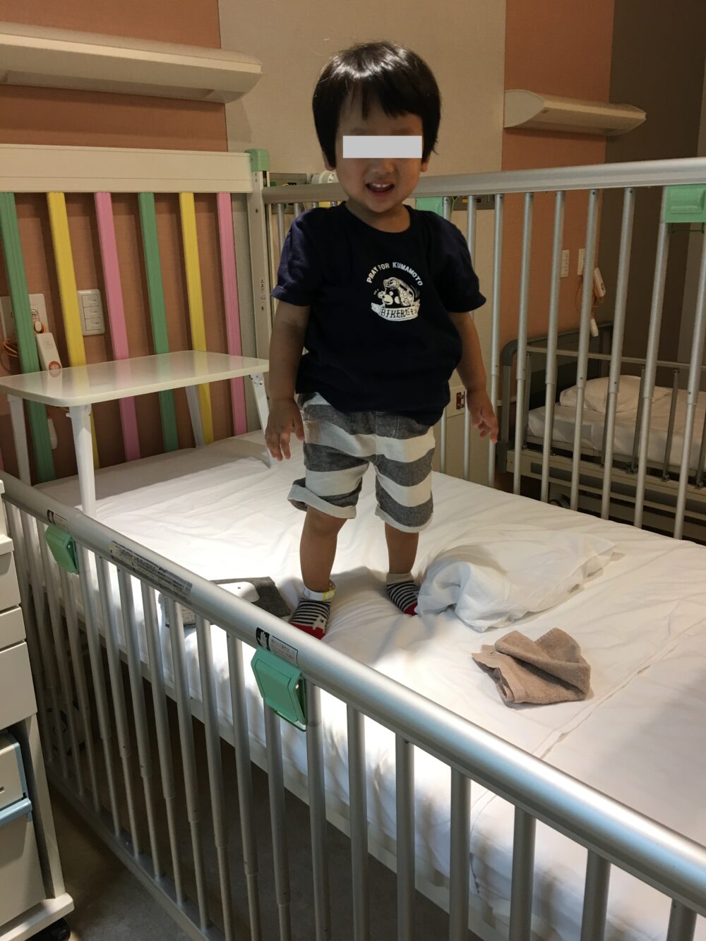 1歳5ヶ月：子ども病院で卵の負荷試験半日入院